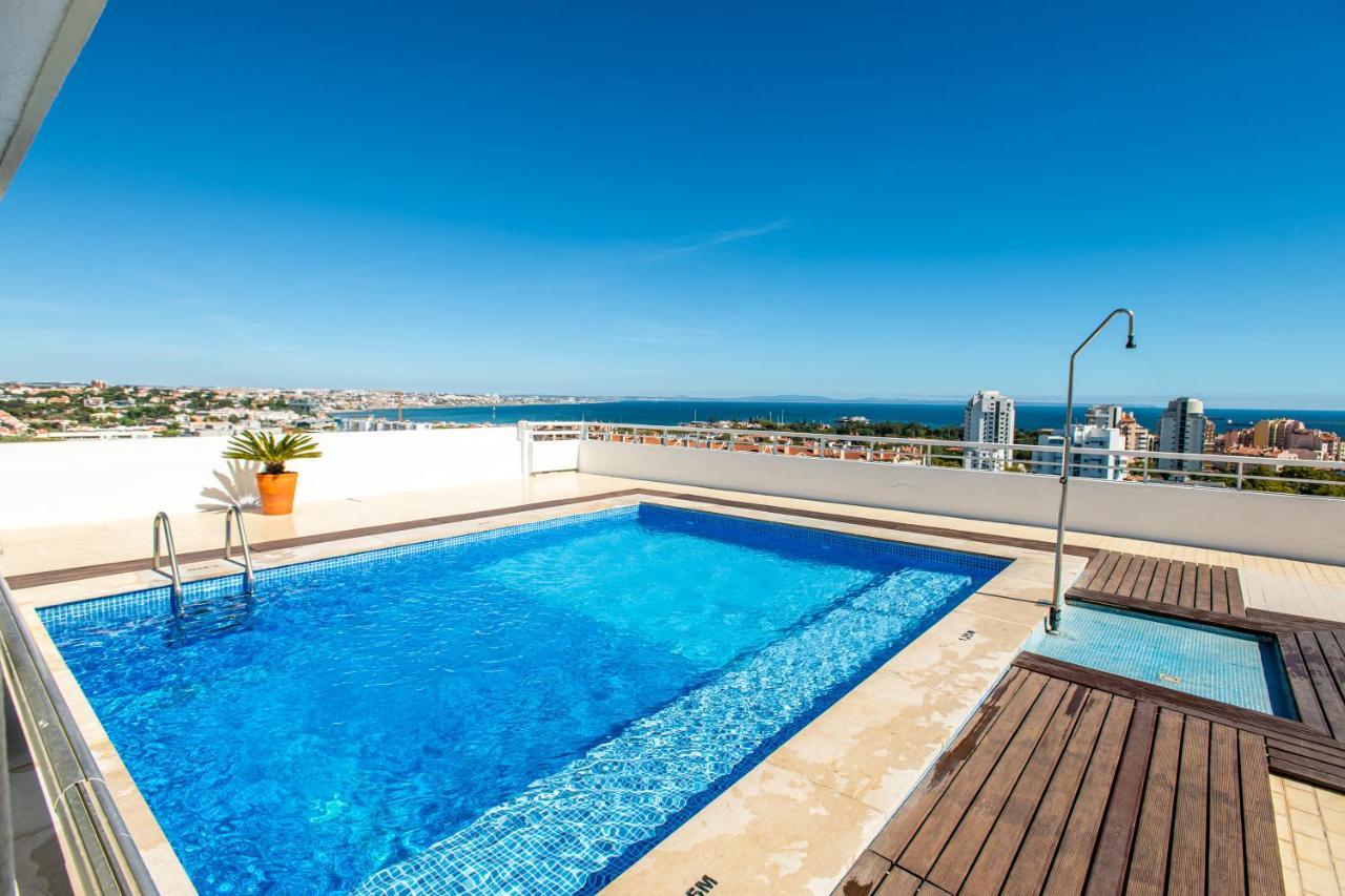 Amazing Sea View Apt With Pool Cascais - Atjoanas Dış mekan fotoğraf