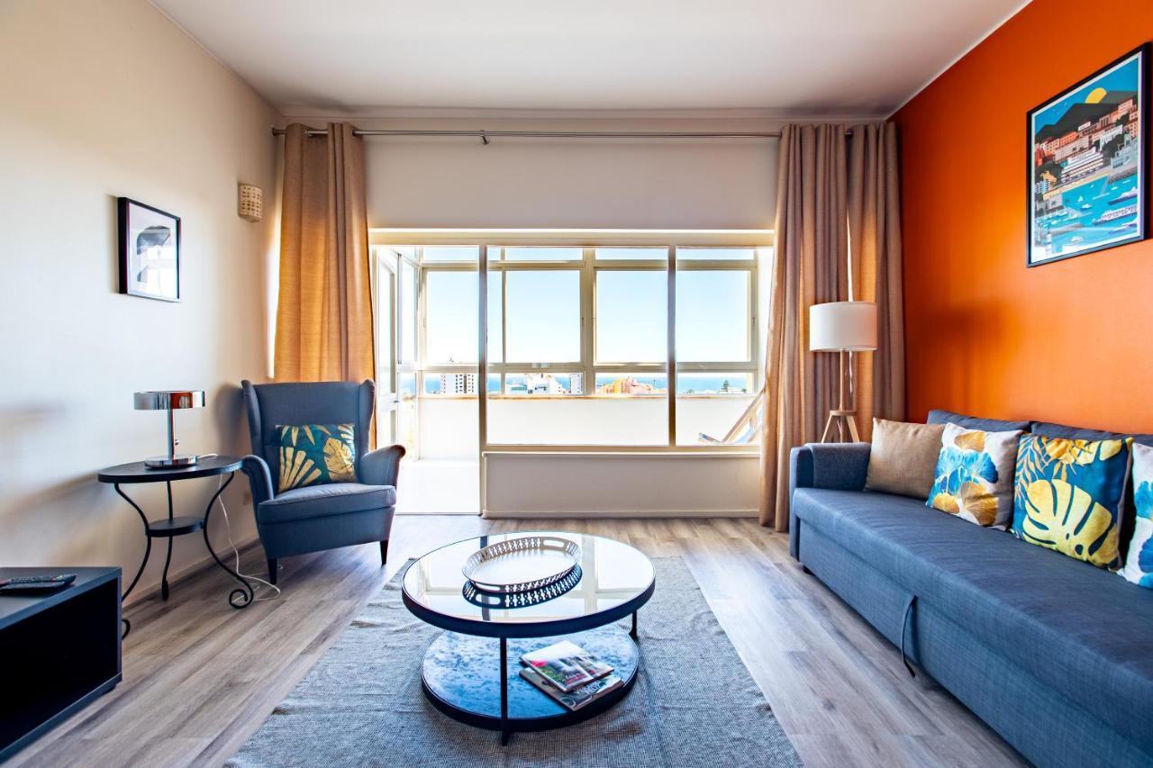 Amazing Sea View Apt With Pool Cascais - Atjoanas Dış mekan fotoğraf